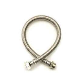 Fluidmaster B2H18 High-Flexible Water Heater Connector, 3/4 in MIP x Compression, 1000 psi, Stainless Steel