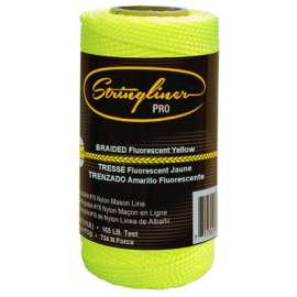 1/4# 250'YEL Braid Roll