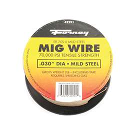 Forney 42291 MIG Welding Wire, 0.03 in Dia, Mild Steel Spool