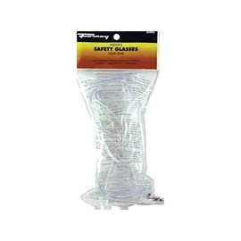 Forney 55295 Safety Glasses, Clear Frame