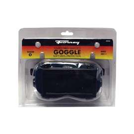 Forney 55301 Welding Goggles, Glass Lens, #5 Lens, Clear Lens, Black/Green Frame