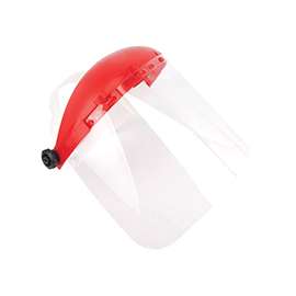 Forney 58600 Face Shield, Pin Headgear, Polyethylene Visor, Clear Visor