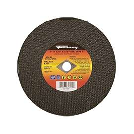 Forney 71892 Cut-Off Wheel, 24-Grit, Coarse, Aluminum Oxide, 7 in Dia