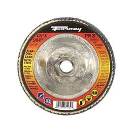 Forney 71932 Depressed Center, Type 29 Flap Disc, 80-Grit, Fine Grade, Zirconia Alumina, 5/8-11 Arbor