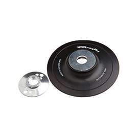 Forney 72321 Backing Pad with Spindle Nut, 4-1/2 in Dia, For Sanding Discs and Buffing Bonnets