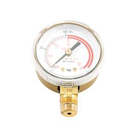 Forney 87730 Regulator Gauge, 1/4 in NPT, 0 to 30 psi