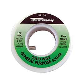 Forney 38108 Solder, Silver/White, 4 oz