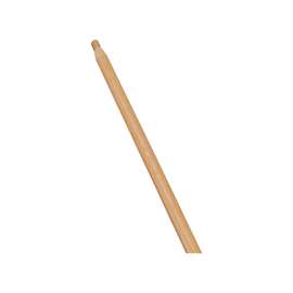 Rubbermaid FG635100LAC Broom Handle, Threaded, 54 in L, Wood, Natural