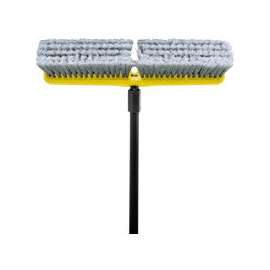 Rubbermaid FG9B0000GRAY Floor Sweep, 18 in L, Gray Bristle