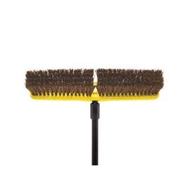 Rubbermaid FG9B1500MARN Floor Sweep, Threaded, Maroon Bristle