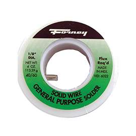 Forney 38110 Solder, Silver/White, 8 oz