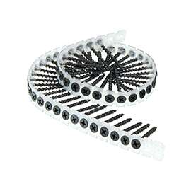 SENCO 06A162W Collated Drywall Screw, #2 Drive, Sharp Point, Bugle Head
