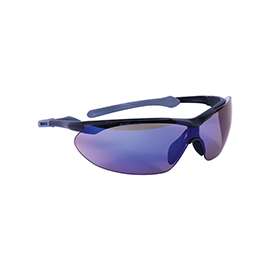 Forney 55434 Safety Glasses, Black Frame