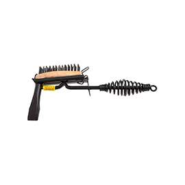 Forney 70500 Chipping Hammer with Wire Brush, Chisel Head, Impact-Resistant Handle, 12 in OAL