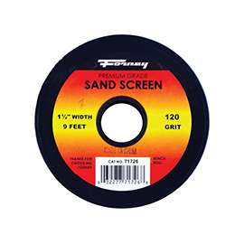 Forney 71726 Sand Screen, 120-Grit, Silicone Carbide