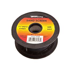 Forney 71728 Sand Screen, 320-Grit, Silicone Carbide