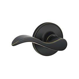 Schlage Seville J170SEV716LH Dummy Lever, Aged Bronze