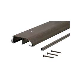 M-D TH153 Series 69709 Bumper Threshold, 72 in L, 4 in W, Aluminum