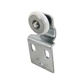 Prime-Line N 6516 Roller Assembly, 3/4 in Dia Roller, Side Mounting, Steel, Silver