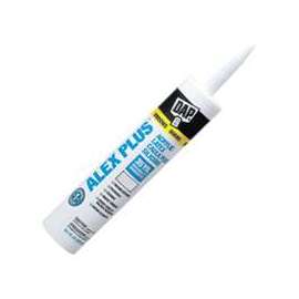DAP ALEX PLUS 18156 Acrylic Latex Caulk with Silicone, Clear, 10.1 fl-oz Cartridge