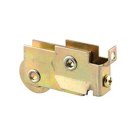 Prime-Line N 6624 Door Roller, 1-1/8 in Dia Roller, Bottom Mounting, Steel