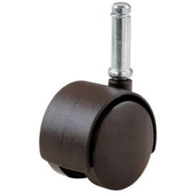 2" BLK Twin Stem Caster