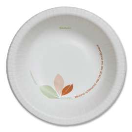 Bare Eco-Forward Paper Dinnerware Perfect Pak, ProPlanet Seal, Bowl, 12 oz, White/Green, 500/Carton