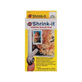 Warp's Shrink-it SF-6425 Window Sealer Film, Clear