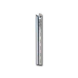 Knape & Vogt 80 Series 80 TI 48 Single-Slot Shelf Standard, 320 lb Weight Capacity, Wall Mounting, 16 ga, Steel