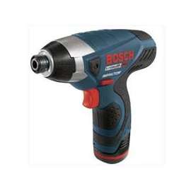 Bosch PS41-2A Impact Driver Kit, 12 V Battery, 1/4 in Drive, Blue