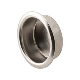 Prime-Line N 6893 Door Pull, Flush Mounting, Steel, Nickel