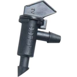1GPH BLK Flag Dripper