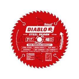 Diablo D0748F Circular Saw Blade, 7-1/4 in Dia, Carbide Cutting Edge, 5/8 in Arbor