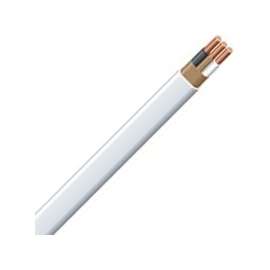 Southwire 14/2NM-WGX50 Type NM-B Sheathed Cable, 14 AWG, 50 ft L, White Nylon Sheath