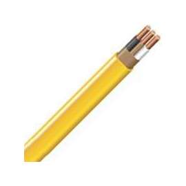 Southwire 12/2NM-WGX50 Type NM-B Sheathed Cable, 12 AWG, 50 ft L, Yellow Nylon Sheath