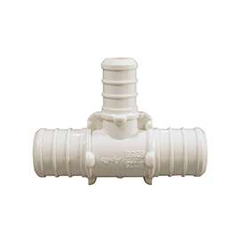 Apollo PXPAT1134 Hose Tee, 1 x 1 x 3/4 in PEX, Poly Alloy