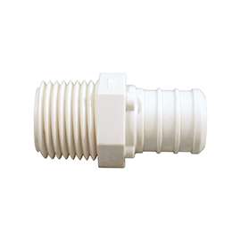 Apollo PXPAM3412 Hose Adapter, 1/2 in PEX Barb, 3/4 in MPT