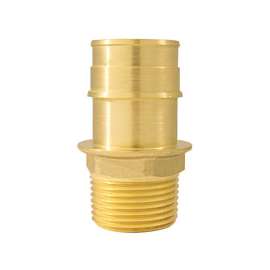 Conbraco EPXMA134 Pipe Adapter, 1 x 3/4 in, ASTM F1960 Brass x MIP