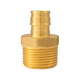 Conbraco EPXMA1234 Pipe Adapter, 1/2 x 3/4 in, ASTM F1960 Brass x Male