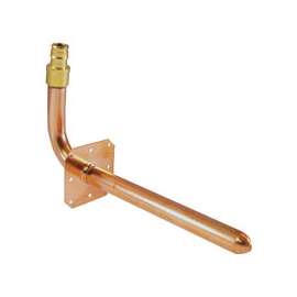 Conbraco EPXSTUBWE12 Stubout Elbow With 4 x 8 in Ear, 1/2 in, ASTM F1960 Brass