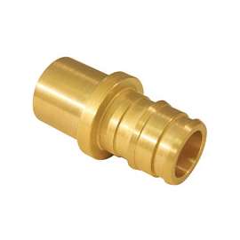 Conbraco EPXMS1210PK Pipe Adapter, 1/2 in, ASTM F1960 Brass x Male Sweat