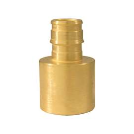 Conbraco EPXFS1234 Pipe Reducing Adapter, 3/4 x 1/2 in, Sweat x ASTM F1960 Brass