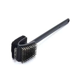 GrillPro 75551 Grill Brush with Scraper, 17 in L, Extra-Long Handle, Stainless Steel Bristle