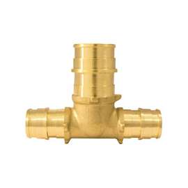 Conbraco EPXT121234 Pipe Reducing Tee, 1/2 x 1/2 x 3/4 in, ASTM F1960 Brass