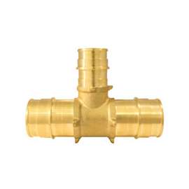 Conbraco EPXT1134 Pipe Reducing Tee, 1 x 1 x 3/4 in, ASTM F1960 Brass