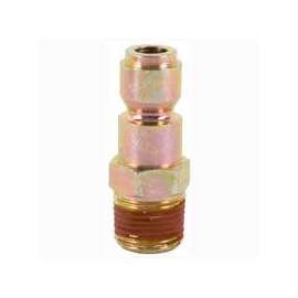 Bostitch AP-38M Auto Hose Adapter, 3/8 x 3/8 in Plug x MNPT, Steel, Plated