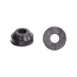 Danco 35090B Beveled, Flexible Faucet Washer, #00, Rubber, Black
