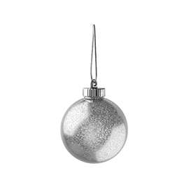 Xodus Innovations Weatherproof Globe Pulsing Ornament, 5 In L X 5 In W X 6-1/4 In H, Silver