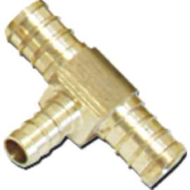 3/8"BRS Barb Pex Tee