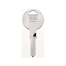 Hy-Ko 11010V37 Key Blank, Brass, Nickel Plated